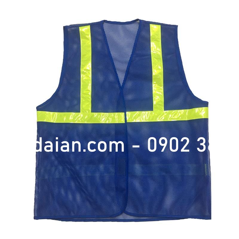 Áo phản quang lưới công nhân - phản quang nhựa