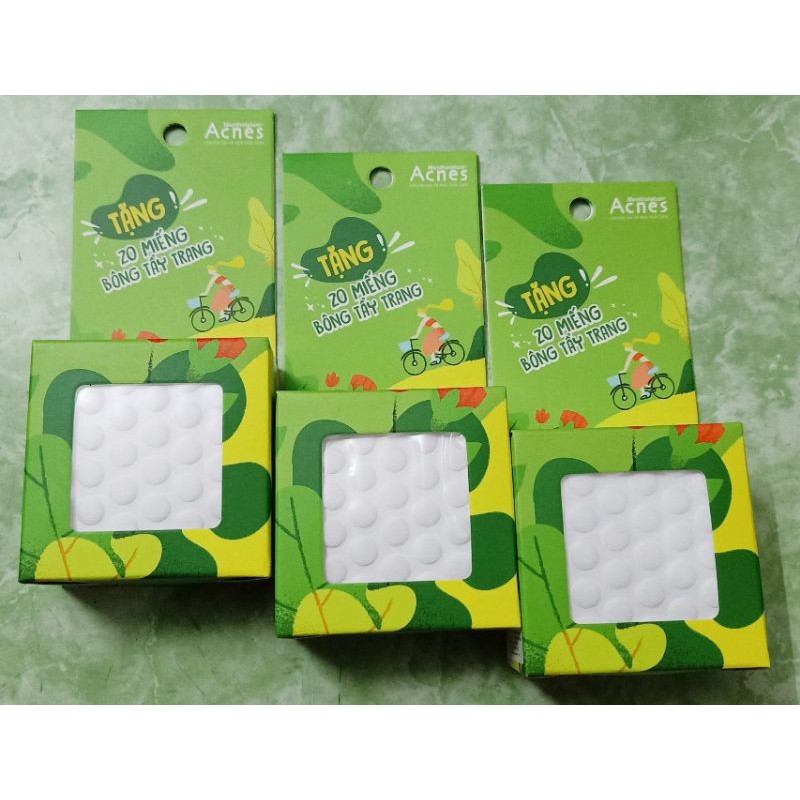(20 MIẾNG) Bông tẩy trang Acnes mềm mịn. | BigBuy360 - bigbuy360.vn