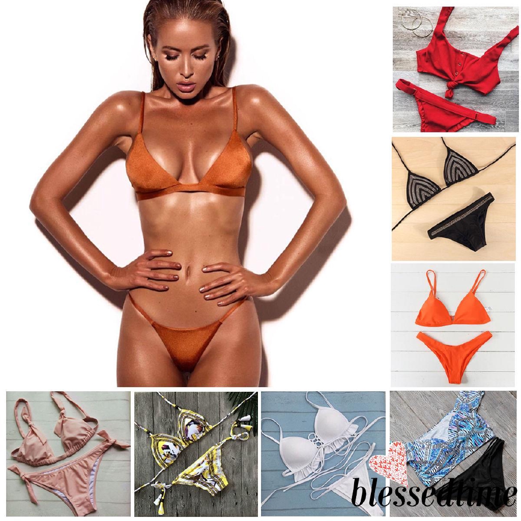 ღWSVღSexy Women Bikini Set Push Up Padded Bra Swimwear | BigBuy360 - bigbuy360.vn