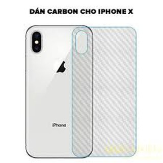 Miếng dán carbon dùng cho máy iphone x/xs