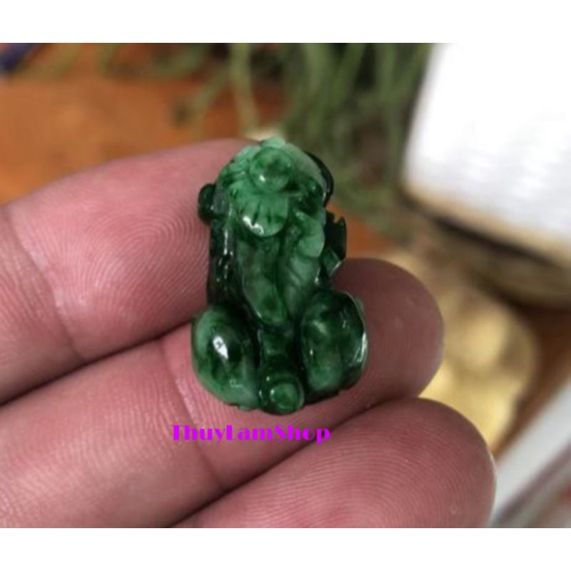 Vòng cổ tỳ hưu đá NC Thạch chế tác thủ công tự nhiên kích hoạt cung tài lộc