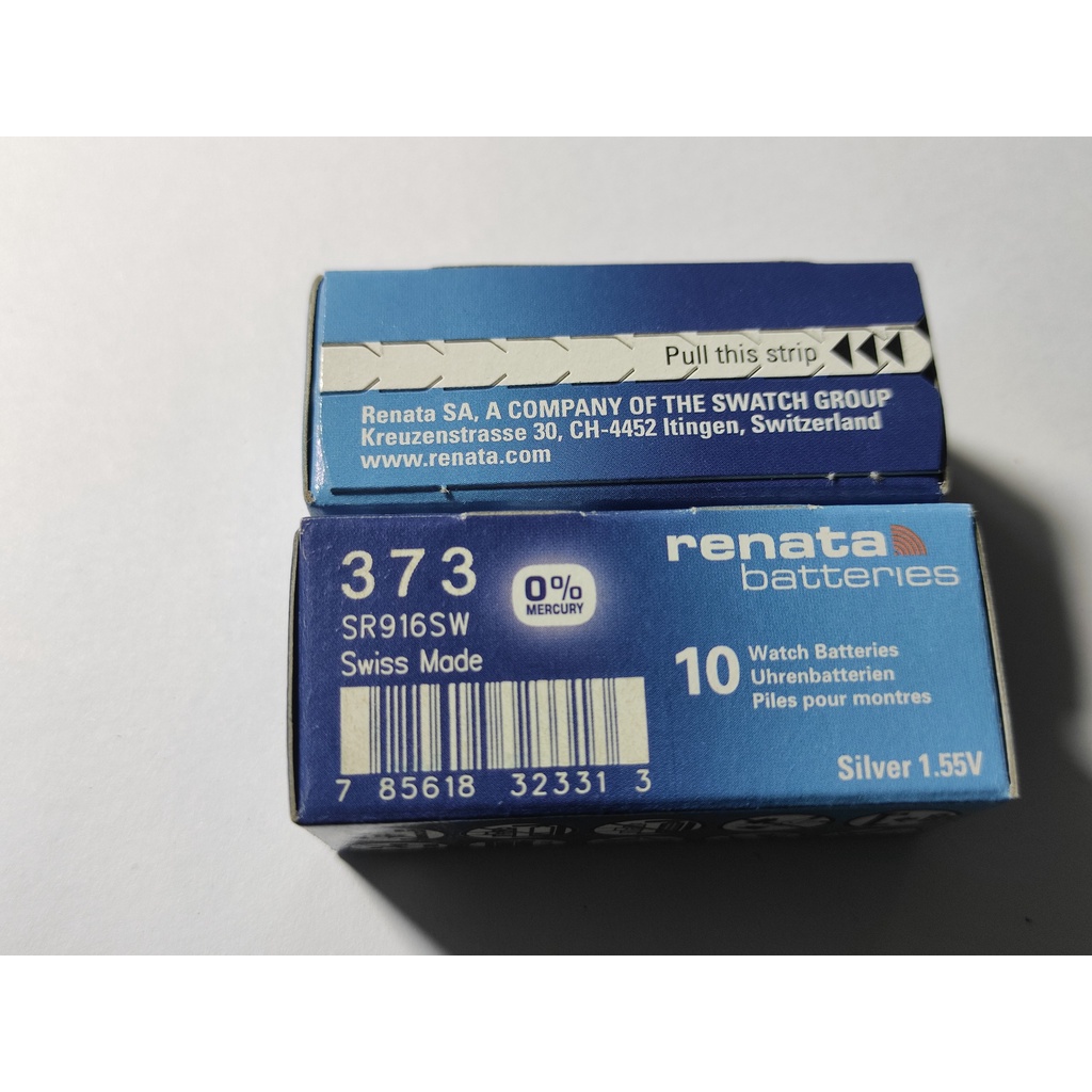 1 Viên Pin Đồng Hồ Renata Thụy Sĩ SR916SW / 373 Loại Tốt
