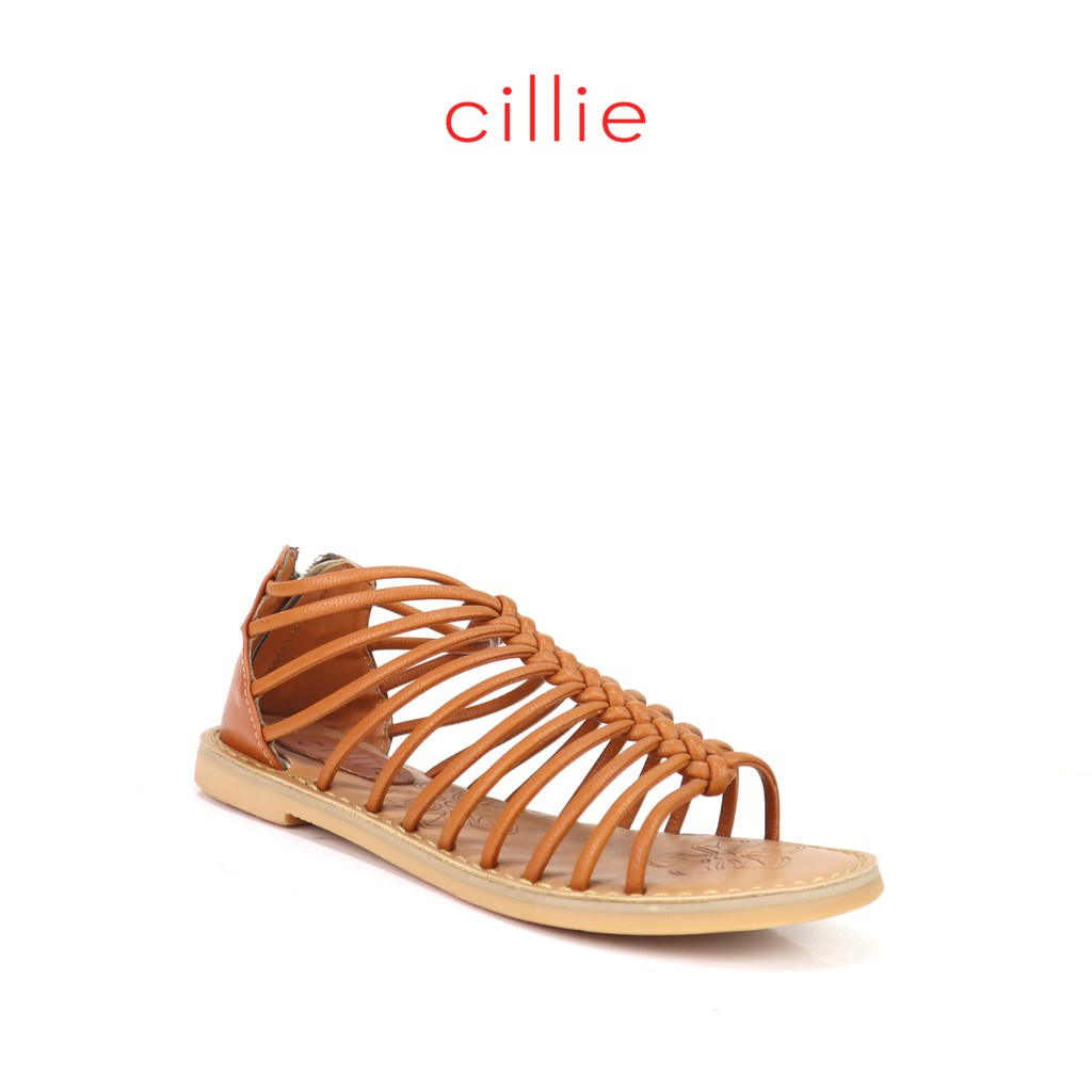 Giày sandal nữ chiến binh cho bé đế bệt khóa hậu tiện lợi thời trang đi học đi chơi Cillie 1063