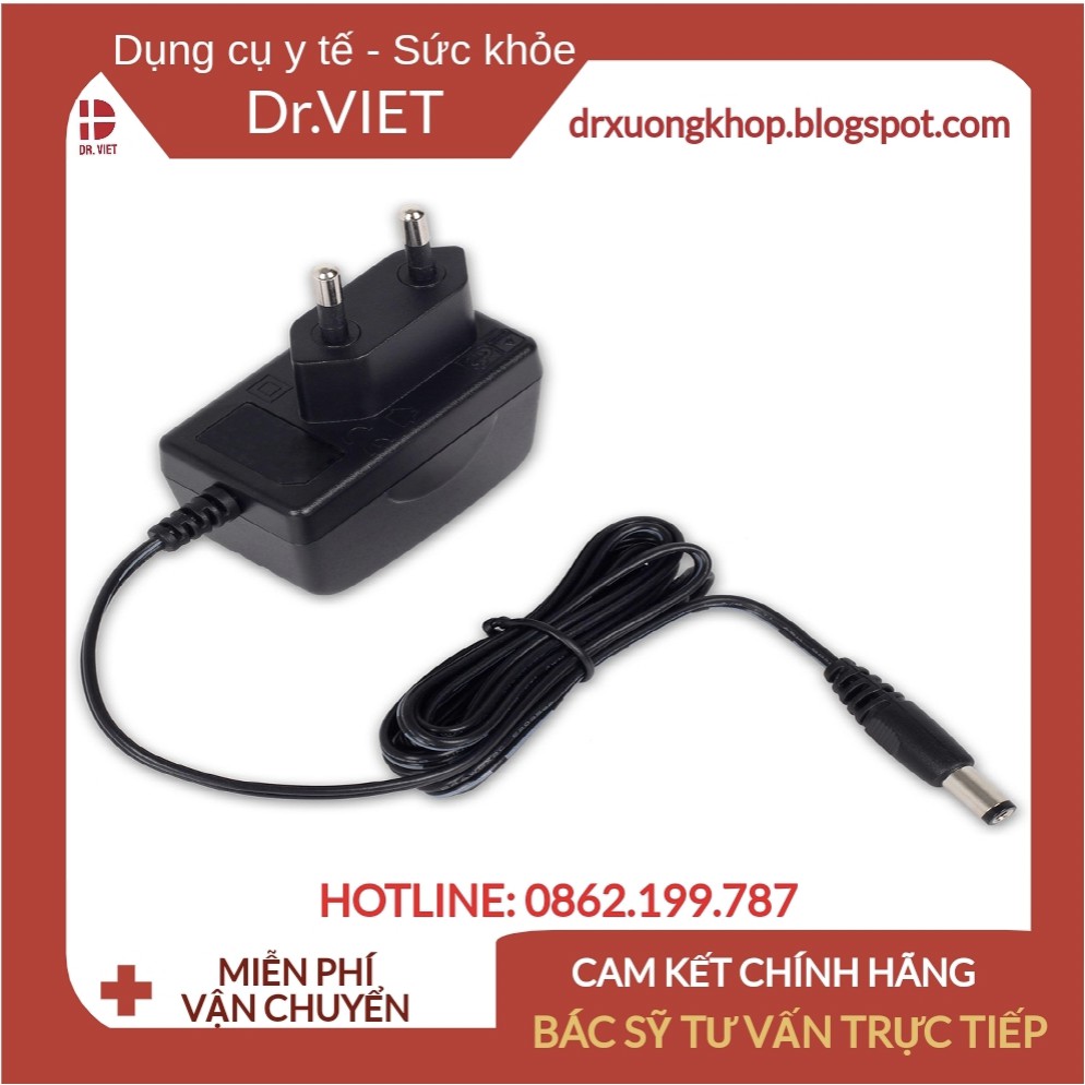 Bộ đổi nguồn Adapter dùng cho máy đo huyết áp Microlife- Đảm bảo ổn định dòng điện khi đo, giúp cho kết quả đo chính xác