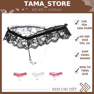 Quần lọt khe ren, quần chip nữ lọt khe dây sexy không đũng không lộ viền tama - nt06