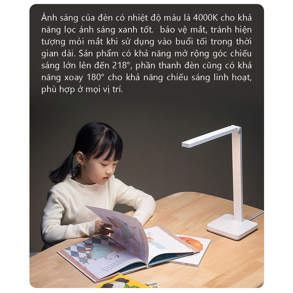 Đèn bàn Xiaomi Mijia Lite 2020 chống cận