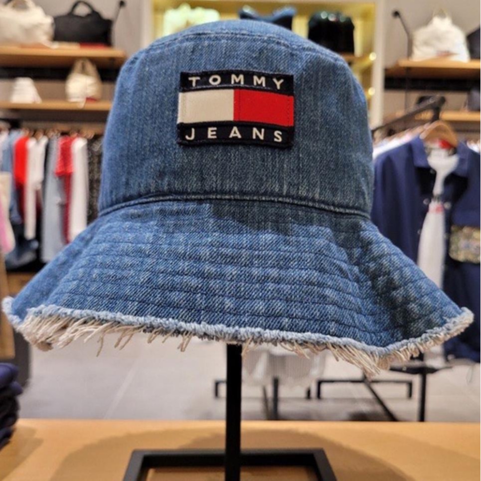 Mũ bucket, nón bucket chất liệu jeans siêu chất, thêu tag vuông cực sành điệu - New Arrival