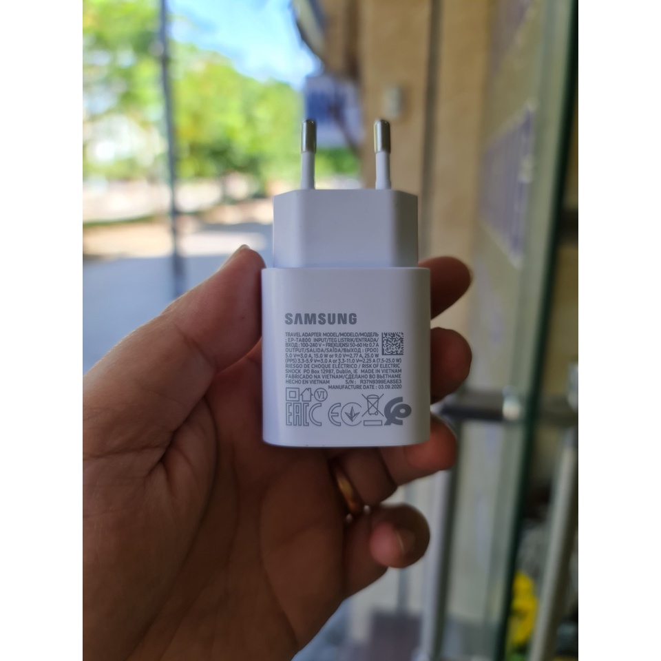Bộ sạc Samsung Galaxy Z Fold2 25w chính hãng
