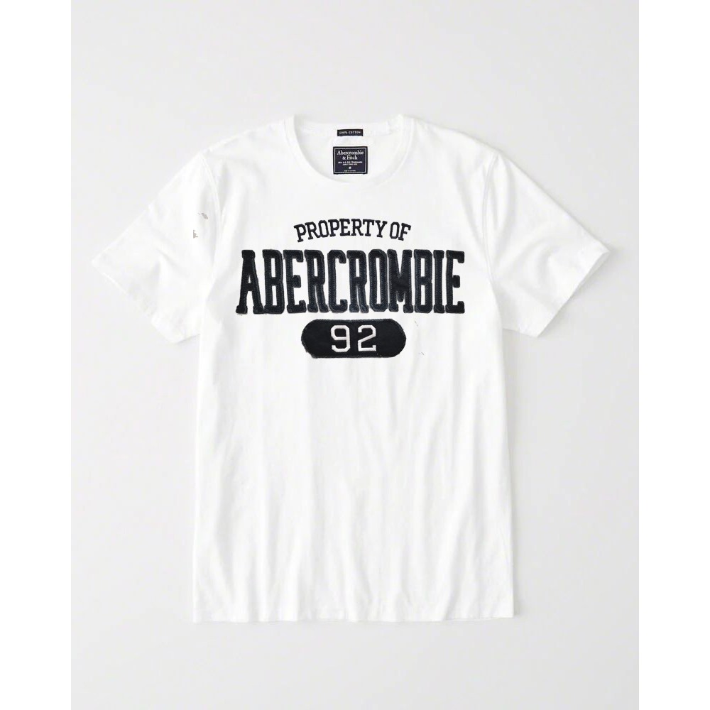 Áo thun Abercrombie White 92 [100 % cotton bông xịn đẹp]