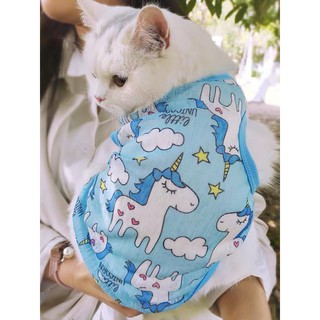 áo ba lỗ giấy mỏng cho chó mèo