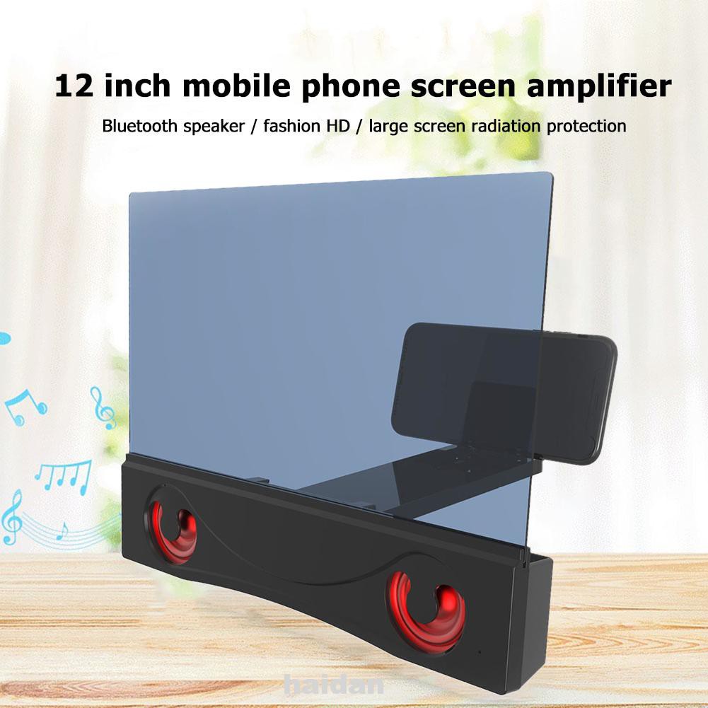 12 Inch Home Universal Multifunctional For Cell Phone Portable Anti Radiation Movie Video Acrylic Lens Screen Magnifier