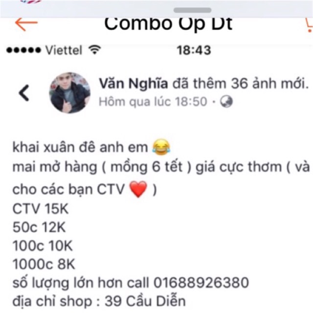 Combo ốp