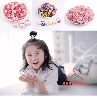 Set 10 dây buộc tóc phong cách Hàn Quốc cho bé gái DBTC04