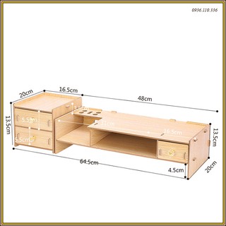 Kệ gỗ màn hình- RE0065