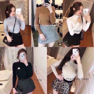 Áo len cổ lọ, cổ 3 phân hàng QUảng Châu loại 1