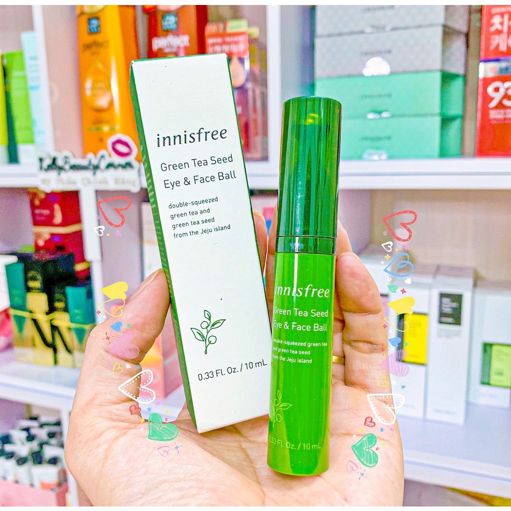 Thanh lăn mắt Innisfree Green Tea Seed Eye &amp; Face Ball