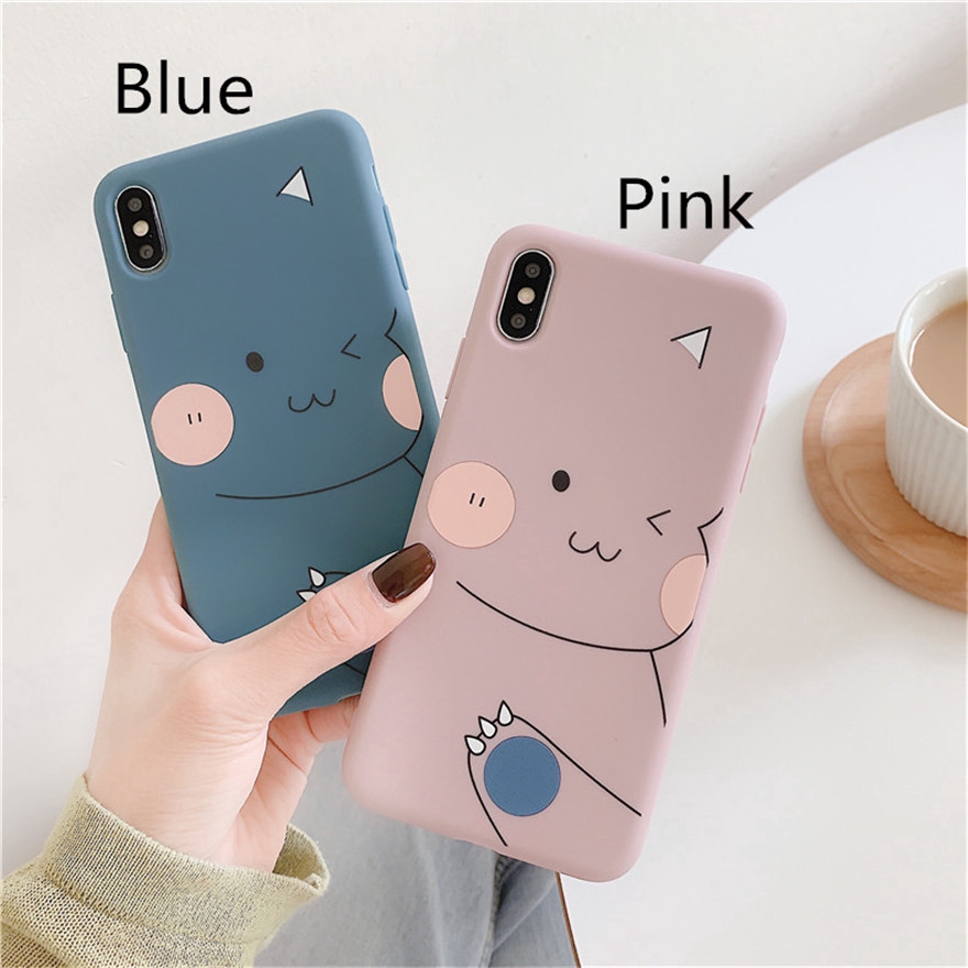 Ốp điện thoại silicone mềm in hình hoạt hình bảo vệ toàn phần cho iPhone SE 2020 11 Pro X Xr XS MAX 7 8 6 6s +