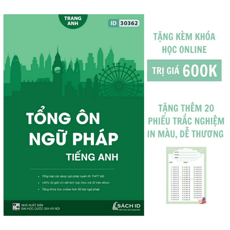 Sách - Tổng Ôn Tập Ngữ Pháp Tiếng Anh Trang Anh