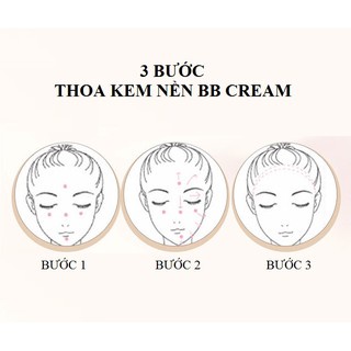 Kem nền che khuyết điểm dạng tuýp trang điểm tự nhiên Lameila BB Cream nội địa Trung