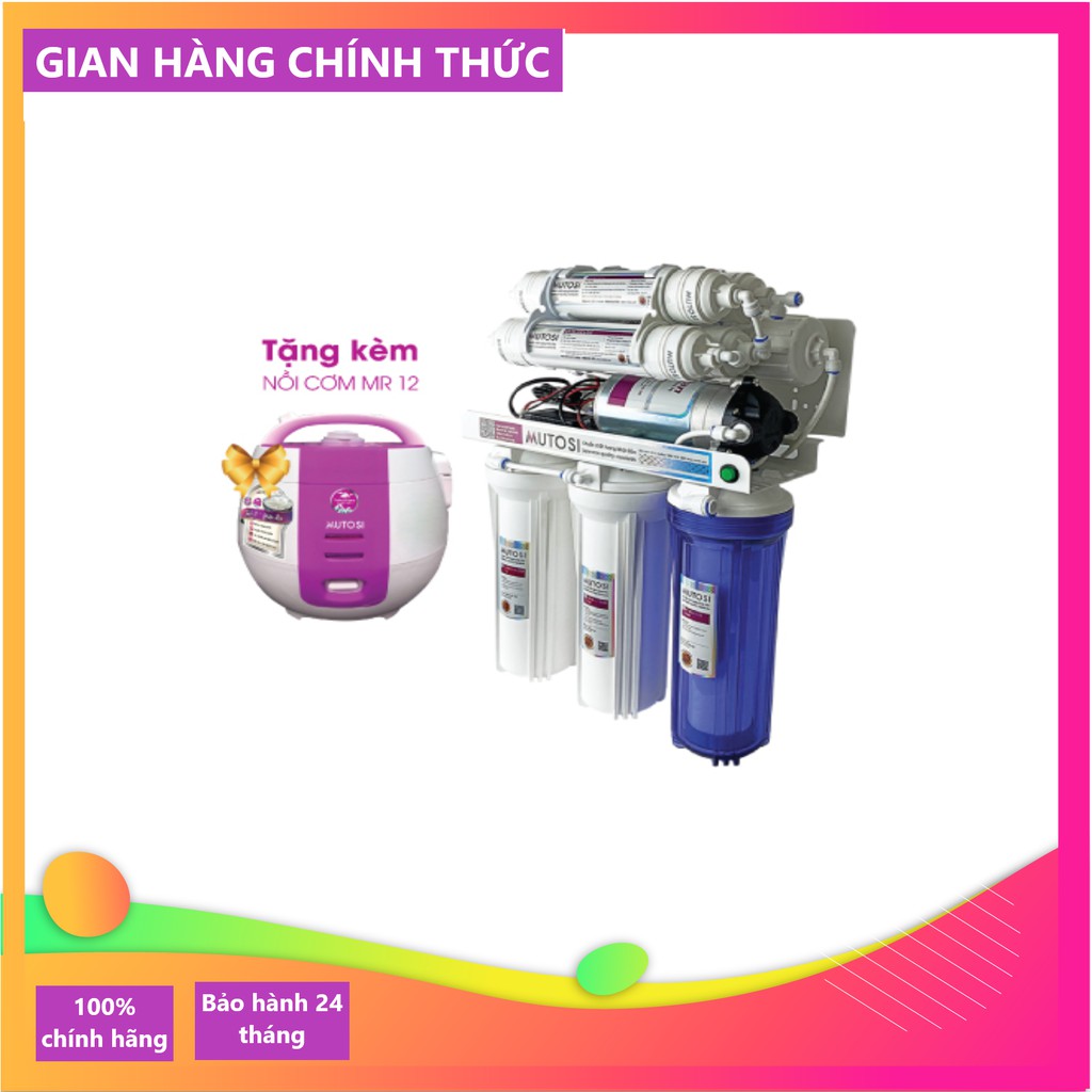 Máy lọc nước RO Mutosi MP-281 không tủ, để gầm, 8 cấp lọc, công suất 15L/h-Hàng chính hãng