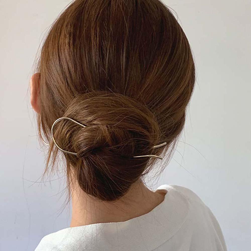 Kẹp Tóc Hợp Kim Kiểu Dáng Đơn Giản Thời Trang