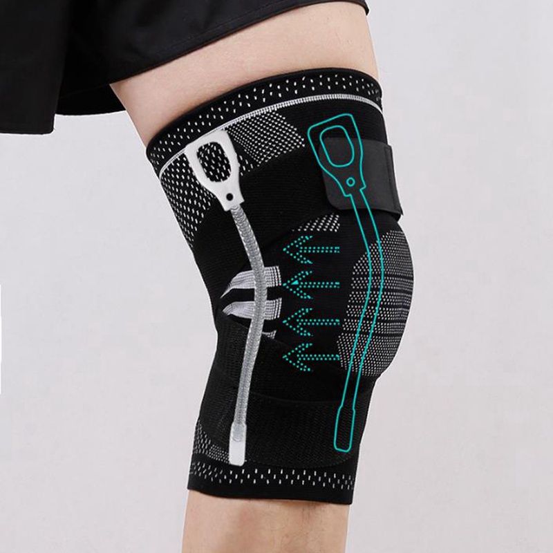 Băng Quấn Bảo Vệ Đầu Gối Bằng Silicone Tiện Dụng Khi Chơi Thể Thao