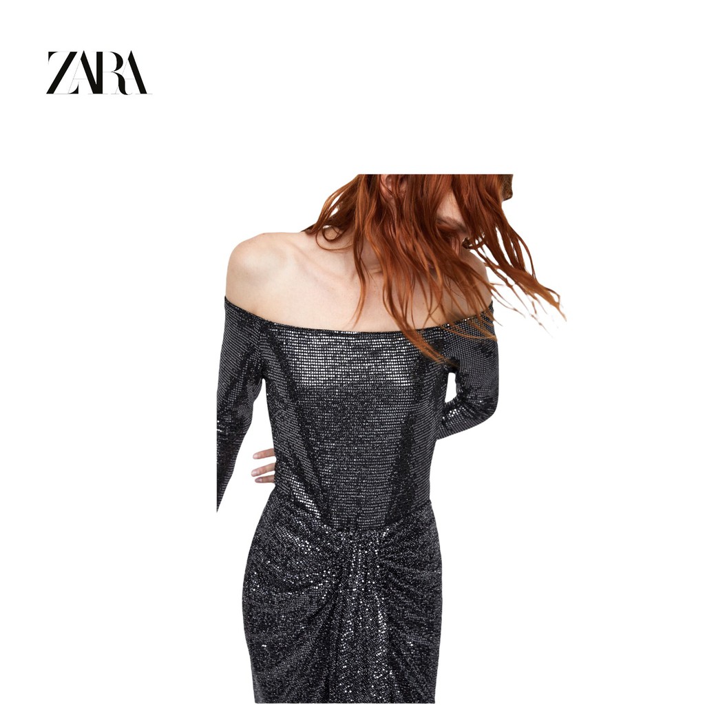 **  Áo BODYSUIT Đính Kim Sa ZARA SĂN SALE