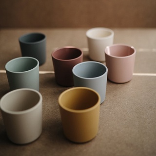 Cốc uống nước Mushie cho bé (Set 2 chiếc)