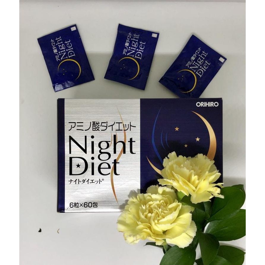 Viên trà ban đêm AMINO ACIDS NIGHT DIET 60 gói Orihiro