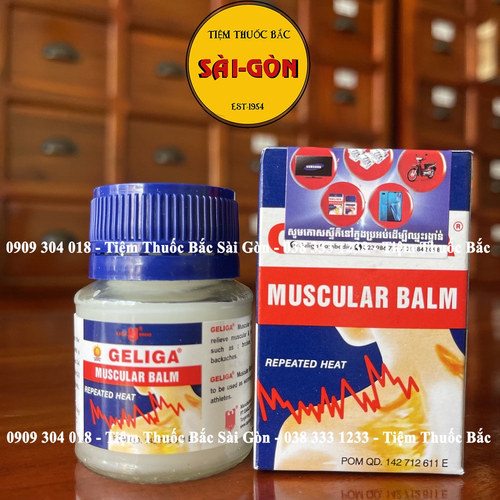 Dầu Cù Là Lửa GELIGA MUSCULAR BALM (40gr) INDONESIA Date Mới - Hàng Cao Cấp Loại 1