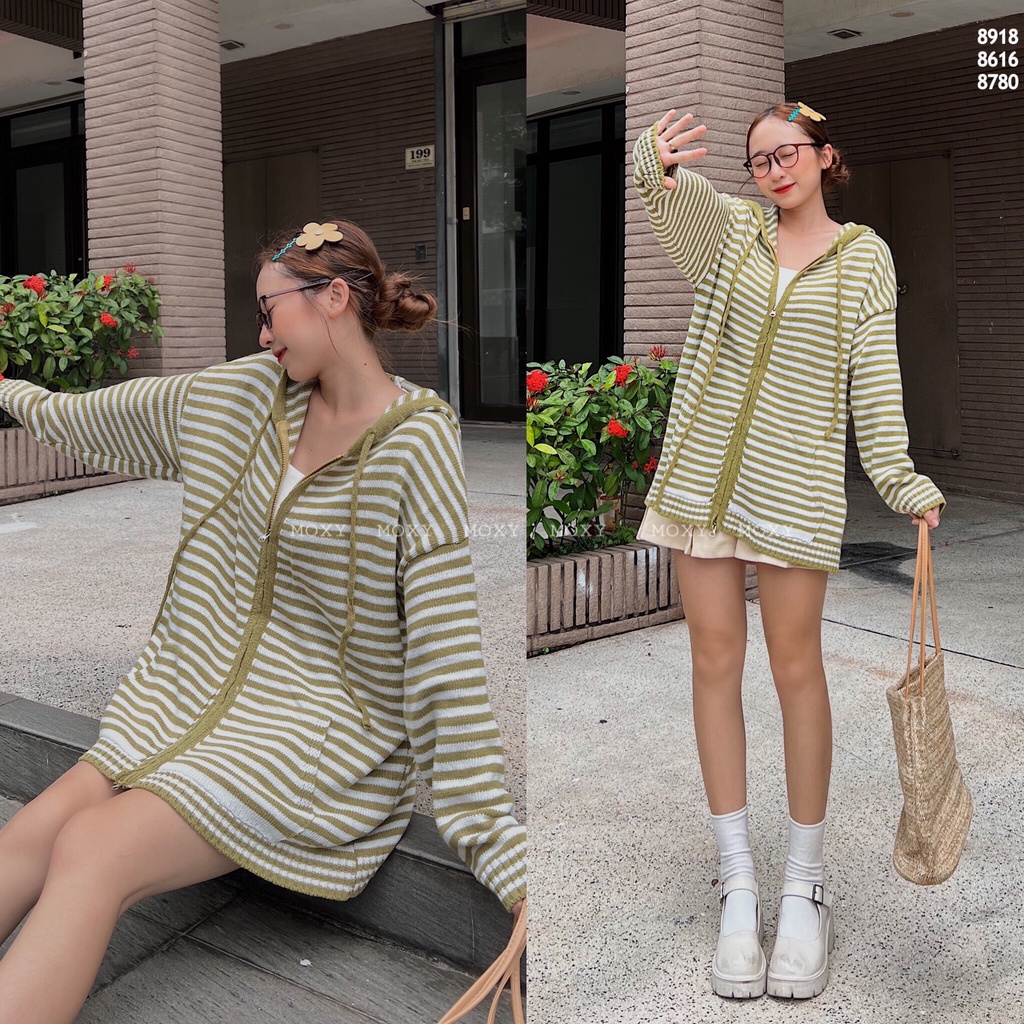 SP008918 - Áo khoác len nón