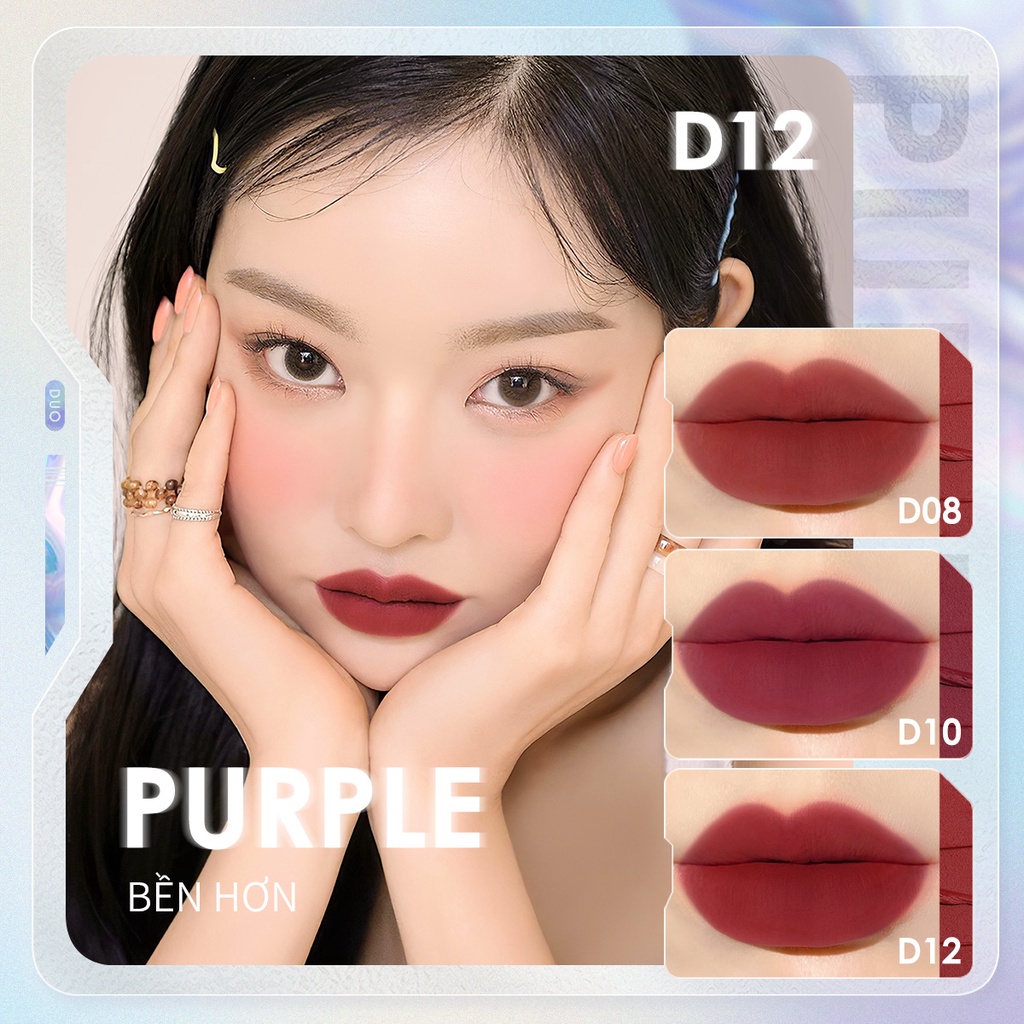 Phấn má và son môi FOCALLURE velvet-hazy matte 5g