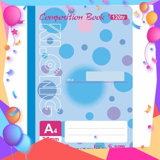 [Sổ lò xo đẹp xinh ] Vở may dán gáy KLONG  120tr A4 ; MS: 928