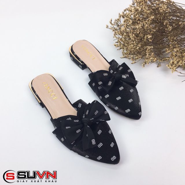 [Ảnh Thật100%][Siêu Rẻ] Sục nơ vải bb 2cm siêu hot hit kem đen Suvn
