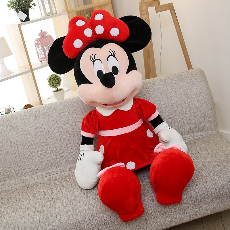 Chuột Mickey Nhồi Bông Mềm Mại Xinh Xắn Búp Bê Nhồi Bông Dễ Thương Đồ chơi sang trọng Quà tặng trẻ em xoa dịu đồ chơi