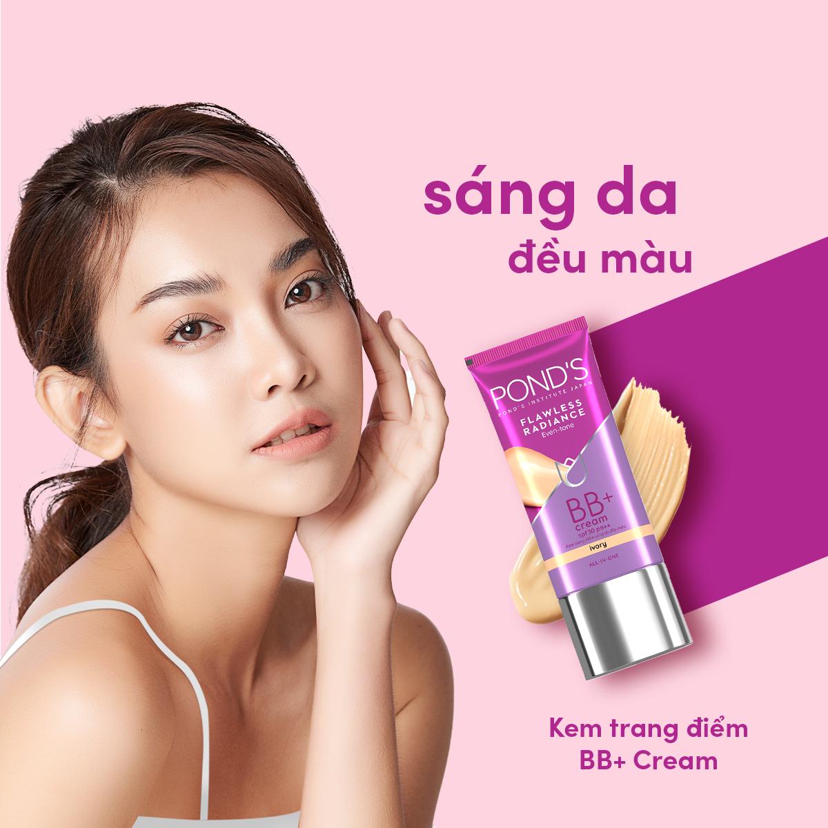 Kem trang điểm sáng da đều màu Pond's Flawless Radiance Derma+ 25g