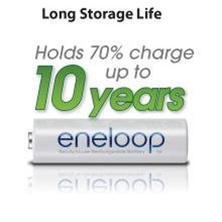 (01 viên) Pin sạc Panasonic - Eneloop Đũa AAA(Phiên bản xuất khẩu - Màu trắng)