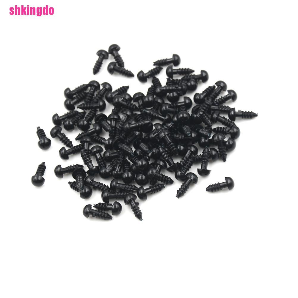 Set 100 mắt nhựa 5-7mm cho thú nhồi bông