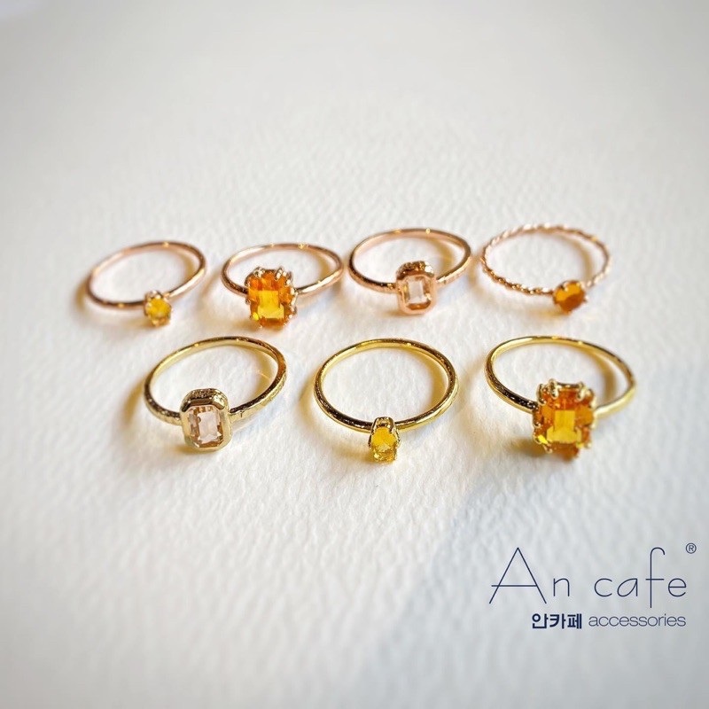 [ancafe.shop] Nhẫn, nữ, Hàn Quốc, trơn, đôi, unisex