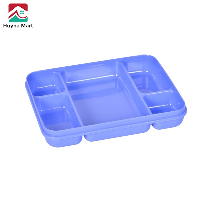 Khay Đựng Cơm Chia Phần Có Nắp Đậy 5 Ngăn Bằng Nhựa Song Long 002