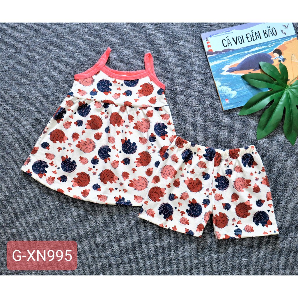 Bộ 2 dây họa tiết bé gái