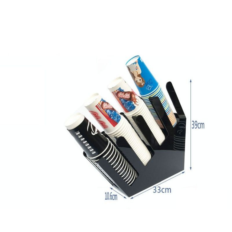 Kệ để cốc cà phê, cốc trà sữa, take away 4 ngăn hàng dày dặn loại 1