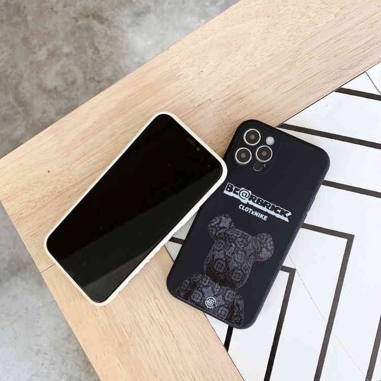 Ốp điện thoại cao su silicon mềm mịn họa tiết dễ thương thích hợp cho iphone 12 11 11promax 7 8plus se x xs xr 12promax