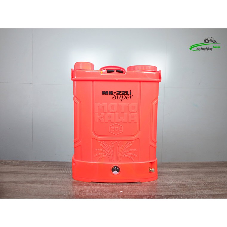 Bình xịt điện 2 bơm  Pin Lithium 20 Lít Motokawa MK_22Li-Super 12AH-12V