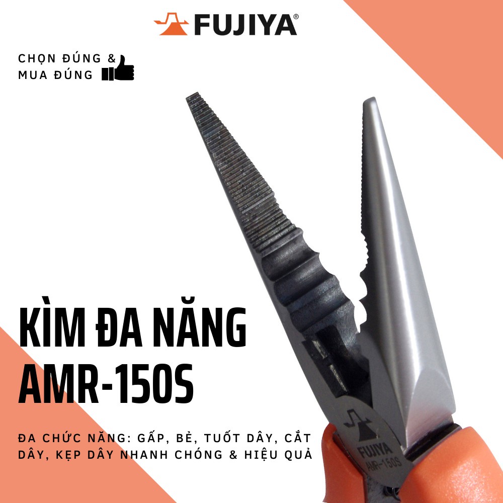 Kìm nhọn đa năng Fujiya AMR-150S