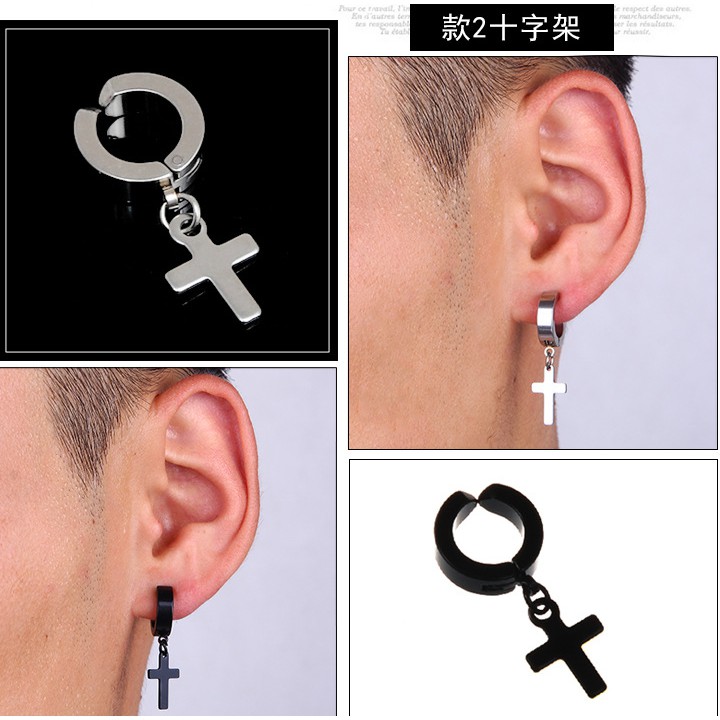 Khuyên Kẹp Tai Phong Cách Hip Hop Đường Phố Hàn Quốc Cá Tính