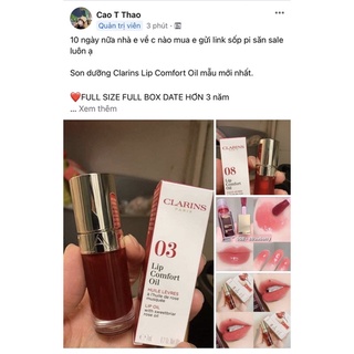 Son dưỡng môi clarins mẫu mới fullsize