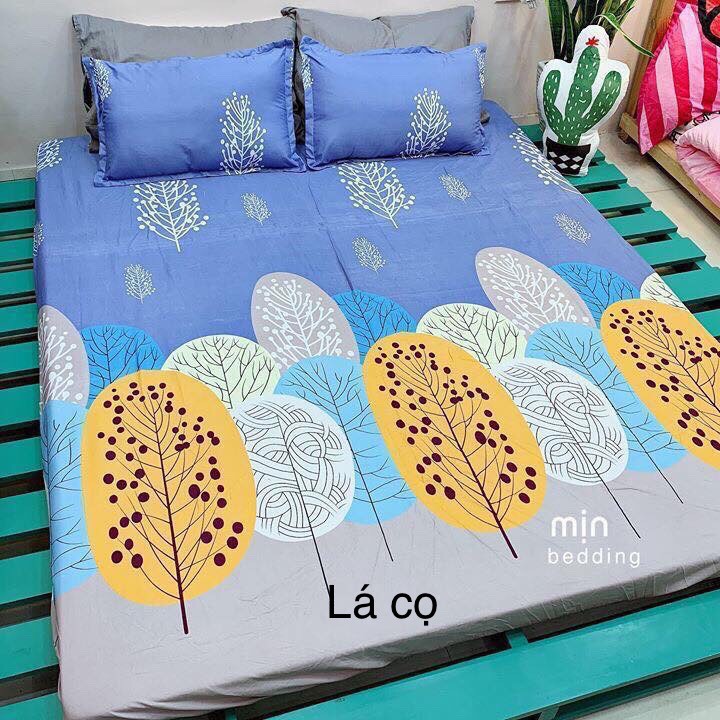 [Rẻ vô địch] Bộ ga vỏ gối cotton poly (1 grap giường + 2 vỏ gối nằm) | BigBuy360 - bigbuy360.vn