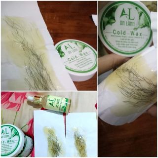 Combo Wax lông An Lành và mỡ trăn (tặng 50 tờ giấy và 2 que wax)