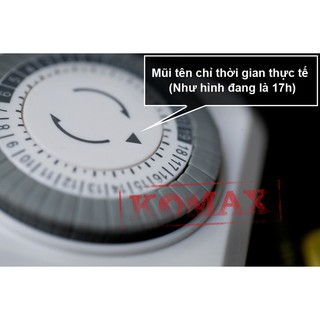 Ổ cắm hẹn giờ cơ TG-30M